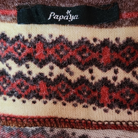 Papaya Open Front Lightweight Hooded Cardigan One Size Medium - Picture 3 of 3